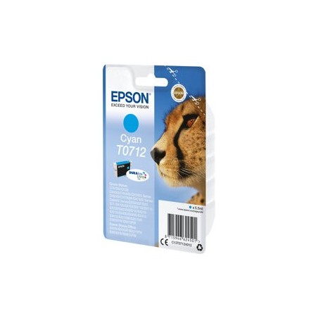 EPSON C13T07124012 Tusz Epson T0712 cyan DURABrite Stylus D78/92/120/DX4000/4050/4400/4450/500...