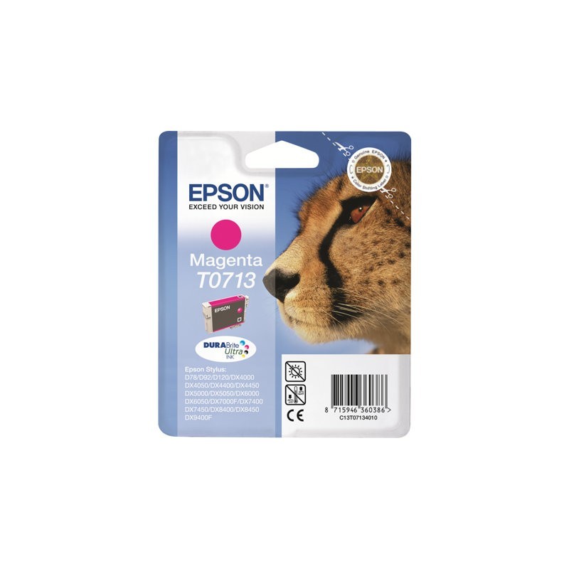 EPSON C13T07134012 Tusz Epson T0713 magenta DURABrite Stylus D78/92/120/DX4000/4050/4400/4450/...