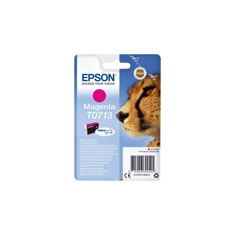 EPSON C13T07134012 Tusz Epson T0713 magenta DURABrite Stylus D78/92/120/DX4000/4050/4400/4450/...