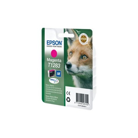 EPSON C13T12834012 Tusz Epson T1283 magenta Stylus S22/SX125/SX425W/BX305F EPSON C13T12834012 Tusz Epson T1283 magenta Stylus S22/SX125/SX425W/BX305F