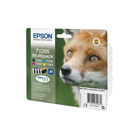 EPSON C13T12854012 Tusz Epson T1285 Multi Pack Stylus S22/SX125/SX425W/BX305F EPSON C13T12854012 Tusz Epson T1285 Multi Pack Stylus S22/SX125/SX425W/BX305F