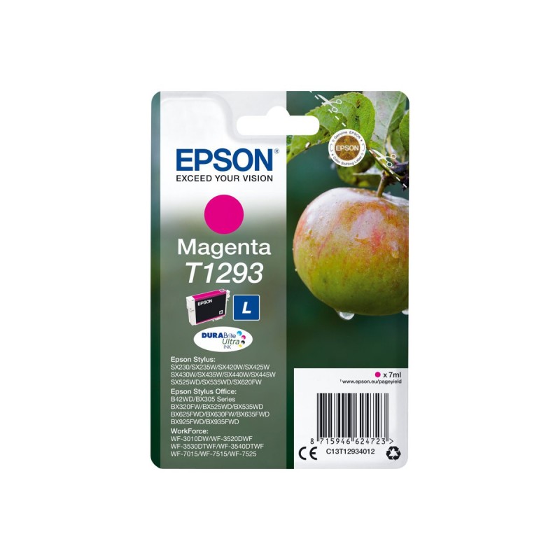 EPSON C13T12934012 Tusz Epson T1293 magenta Stylus SX425W/SX525WD/BX305F/BX320FW/BX625FWD