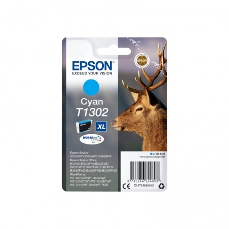 EPSON C13T13024012 Tusz Epson T1302 cyan Stylus SX525WD/BX305F/BX320FW/BX625FWD
