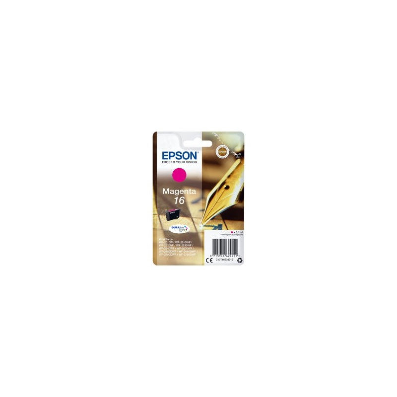 EPSON C13T16234012 Tusz Epson T1623 magenta DURABrite 3,1 ml WF-2010/25x0