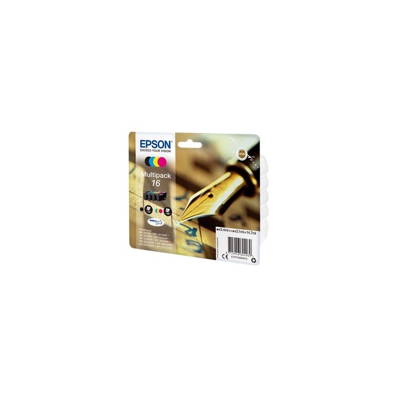 EPSON C13T16264012 Zestaw Epson T1626 CMYK Multi Pack WF-2010/25x0