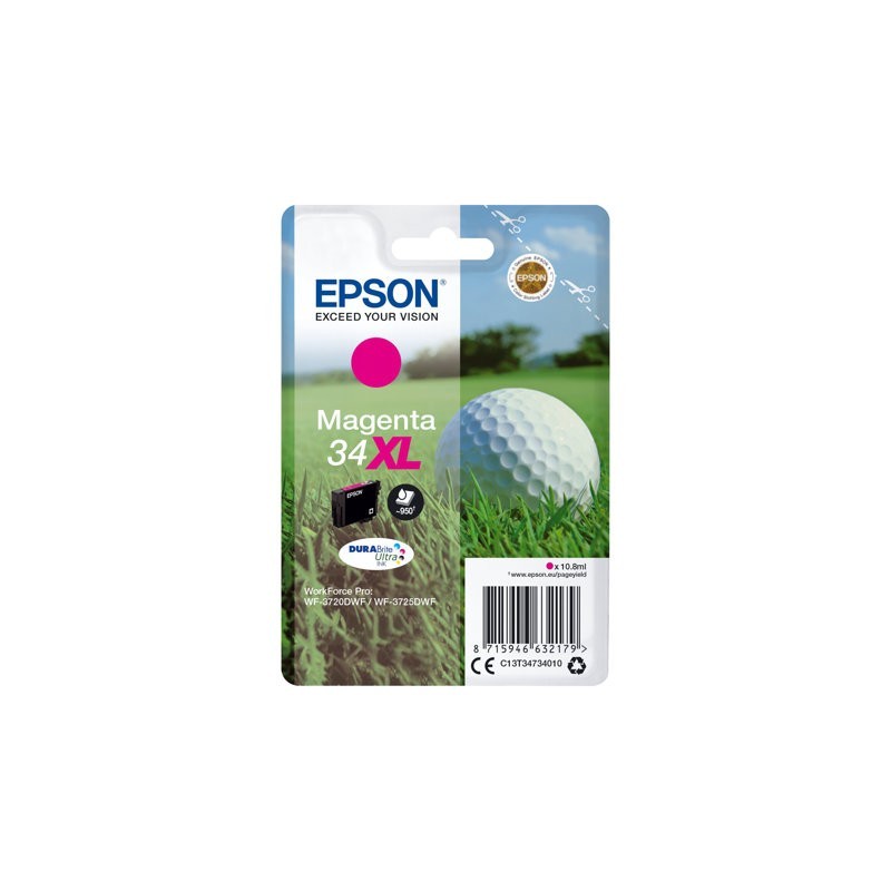 EPSON C13T34734010 Tusz Epson Magenta 34XL T3473
