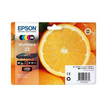 EPSON C13T33374011 Tusz Epson Premium Multipack Epson 4-color Claria 33