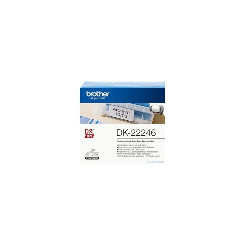 BROTHER DK22246 Brother etykiety Length free Paper 103mm x 30.48m BROTHER DK22246 Brother etykiety Length free Paper 103mm x 30.48m