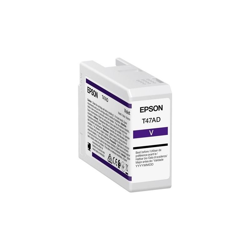 EPSON Singlepack Violet T47AD UltraChrome Pro 10 ink 50ml