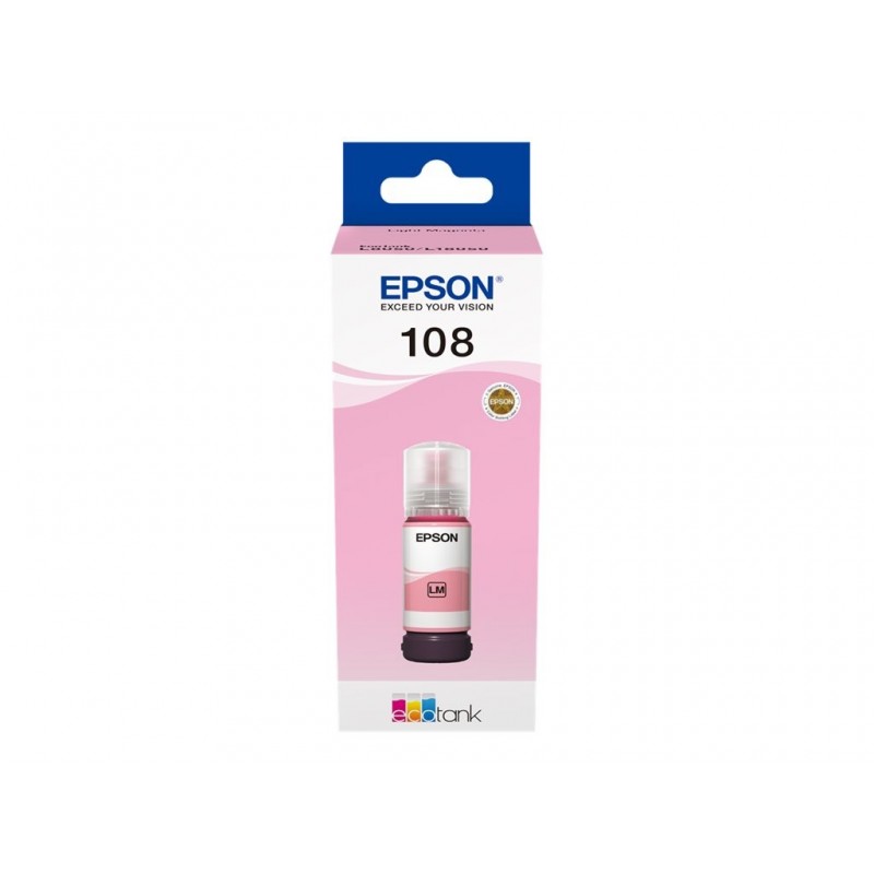 EPSON 108 EcoTank Light Magenta Ink Bottle