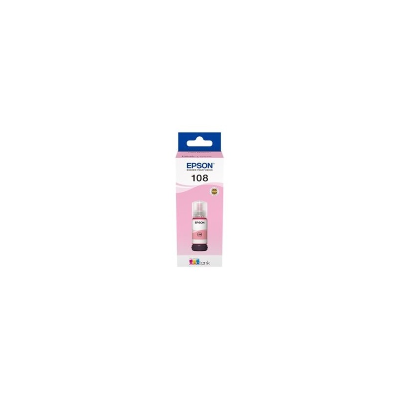 EPSON 108 EcoTank Light Magenta Ink Bottle
