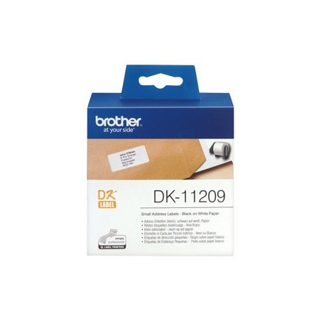 BROTHER DK11209 Taśma Brother SMALL ADDRESS LABEL 29MM X 62MM X 800 BROTHER DK11209 Taśma Brother SMALL ADDRESS LABEL 29MM X 62MM X 800