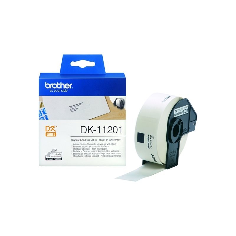 BROTHER DK11201 Taśma Brother STANDARD ADDRESS LABEL 29MM X 90MM X 400 BROTHER DK11201 Taśma Brother STANDARD ADDRESS LABEL 29MM X 90MM X 400
