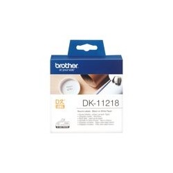 BROTHER DK11218 Taśma Brother ROUND PAPER 1 LABEL 24MM X 24MM X 1000 BROTHER DK11218 Taśma Brother ROUND PAPER 1 LABEL 24MM X 24MM X 1000
