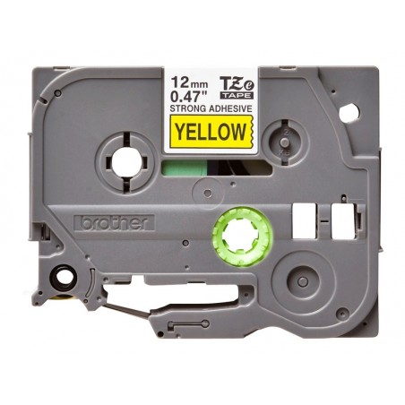 BROTHER TZeS631 Taśma Brother 12mm BLACK ON YELLOW ADHESIVE TAPE BROTHER TZeS631 Taśma Brother 12mm BLACK ON YELLOW ADHESIVE TAPE