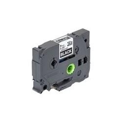 BROTHER TZE325 Taśma Brother 9mm White on Black BROTHER TZE325 Taśma Brother 9mm White on Black