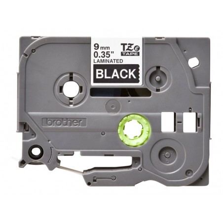 BROTHER TZE325 Taśma Brother 9mm White on Black BROTHER TZE325 Taśma Brother 9mm White on Black