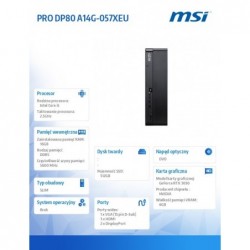 Komputer PRO DP80 A14G-057XEU nOS/i5-14400/16GB/512SSD/3Y 