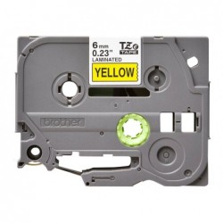 BROTHER TZe611 Taśma Brother 6mm BLACK ON YELLOW BROTHER TZe611 Taśma Brother 6mm BLACK ON YELLOW