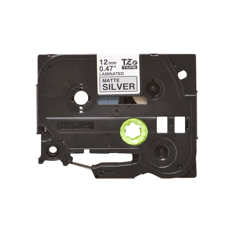 BROTHER TZEM931 Taśma Brother 12mm BLACK ON SILVER (MAT) TAPE / METALIC BROTHER TZEM931 Taśma Brother 12mm BLACK ON SILVER (MAT) TAPE / METALIC