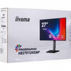 Monitor 27 cali ProGraphic HB2701UHSNP-B1 4K,IPS BLACK 2.0,450cd,VESA USB-c dock(PD:96W),HDMI,DP,DAISY/CHAIN,4xUSB,RJ45,3000:1,s