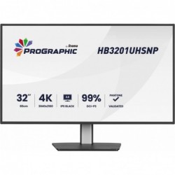 Monitor 31.5 cala ProGraphic HB3201UHSNP-B1 4K,IPS BLACK 2.0,450cd,VESA USB-c dock(PD:96W),HDMI,DP,DAISY/CHAIN,4xUSB,RJ45,3000:1