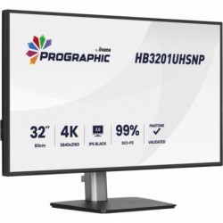 Monitor 31.5 cala ProGraphic HB3201UHSNP-B1 4K,IPS BLACK 2.0,450cd,VESA USB-c dock(PD:96W),HDMI,DP,DAISY/CHAIN,4xUSB,RJ45,3000:1