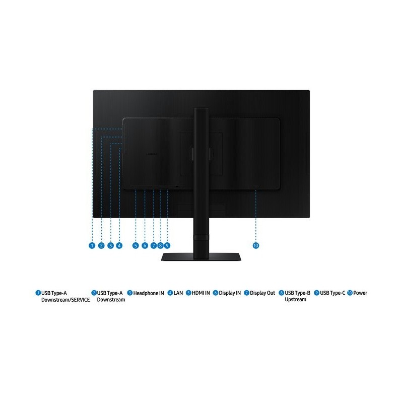 Monitor 27 cali S6 S60UD IPS  2560x1440 QHD 16:9 1xHDMI 1xDP 3xUSB 1xUSB-C 5-ms 100Hz HAS+PIV 3YOn-Site (LS27D604UAUXEN)