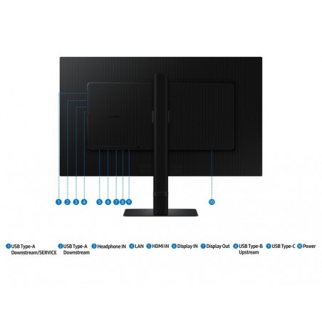 Monitor 27 cali S6 S60UD IPS  2560x1440 QHD 16:9 1xHDMI 1xDP 3xUSB 1xUSB-C 5-ms 100Hz HAS+PIV 3YOn-Site (LS27D604UAUXEN)