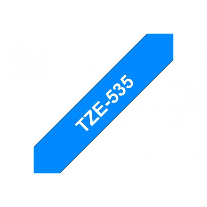 BROTHER TZE535 Taśma Brother 12mm WHITE ON BLUE BROTHER TZE535 Taśma Brother 12mm WHITE ON BLUE