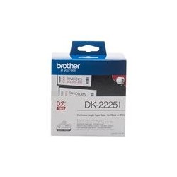 BROTHER DK22251 Taśma Brother Continuous Paper roll 62mm Black & Red on white BROTHER DK22251 Taśma Brother Continuous Paper roll 62mm Black & Red on white