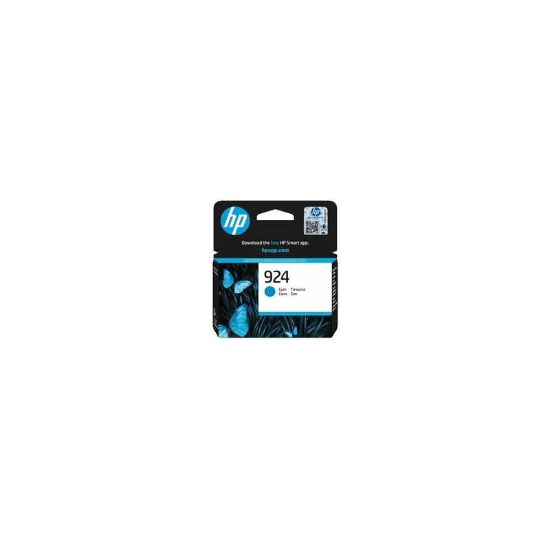 HP 924 Cyan Original Ink Cartridge HP 924 Cyan Original Ink Cartridge