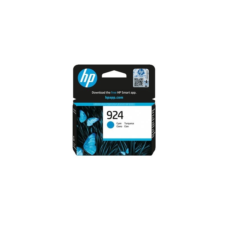 HP 924 Cyan Original Ink Cartridge HP 924 Cyan Original Ink Cartridge