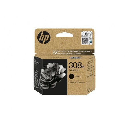 HP 308e EvoMore Black Original Ink Cartridge