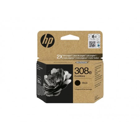 HP 308e EvoMore Black Original Ink Cartridge