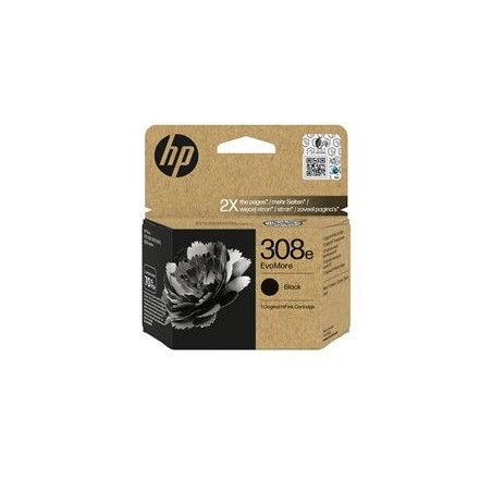 HP 308e EvoMore Black Original Ink Cartridge