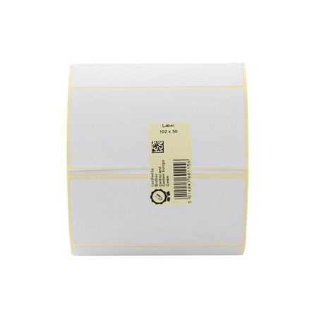 Brother etykiety papierowe 102mm x 50mm, biała, 1700 szt., LCE1E050102127P, drukarki z serii TD