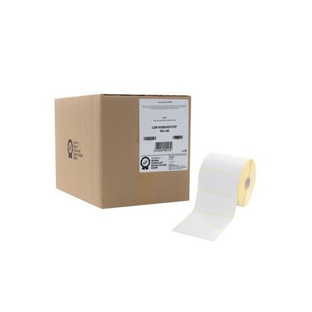 Brother etykiety do nadruku termicznego 102mm x 50mm, biała, 1500 szt., LDE1E050102127P, drukarki z serii TD