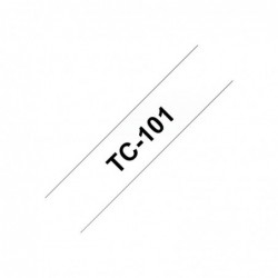 BROTHER P-Touch TC-101 black on clear 12mm