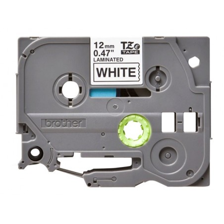 BROTHER TZE231 Brother TZE231 Banda laminata 12mm BLACK ON WHITE