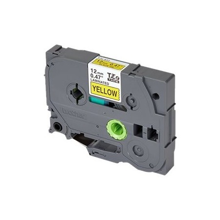 BROTHER TZE631 Brother TZE631 Banda laminata 12mm BLACK ON YELLOW