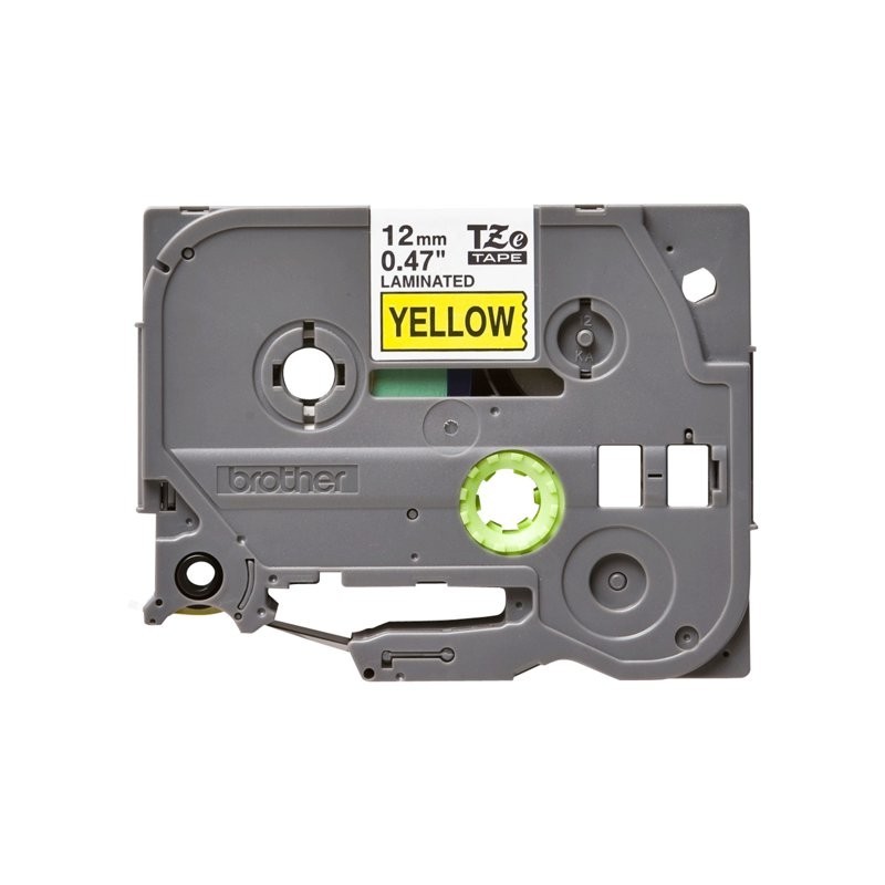 BROTHER TZE631 Brother TZE631 Banda laminata 12mm BLACK ON YELLOW