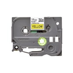 BROTHER TZE631 Brother TZE631 Banda laminata 12mm BLACK ON YELLOW