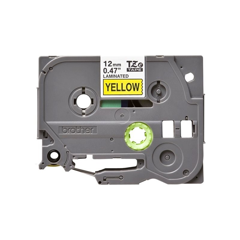 BROTHER TZE631 Brother TZE631 Banda laminata 12mm BLACK ON YELLOW