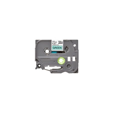 BROTHER TZe731 Taśma Brother 12mm BLACK ON GREEN