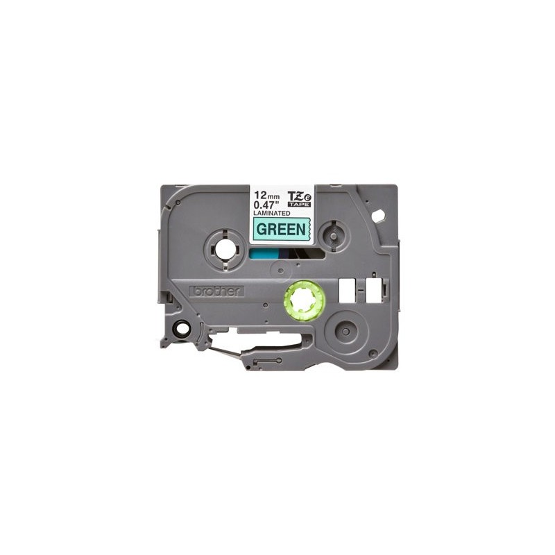 BROTHER TZe731 Taśma Brother 12mm BLACK ON GREEN