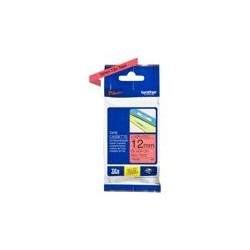 BROTHER TZe431 Taśma Brother 12mm BLACK ON RED