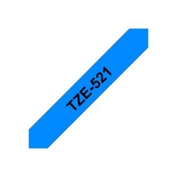 BROTHER TZE521 Taśma Brother 9mm BLACK ON BLUE