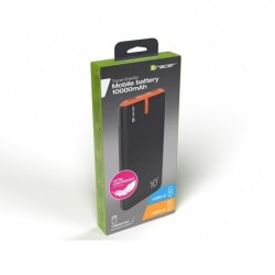 PowerBank EnerGo 10000mAh czarno-pomarańczowy PowerBank EnerGo 10000mAh czarno-pomarańczowy