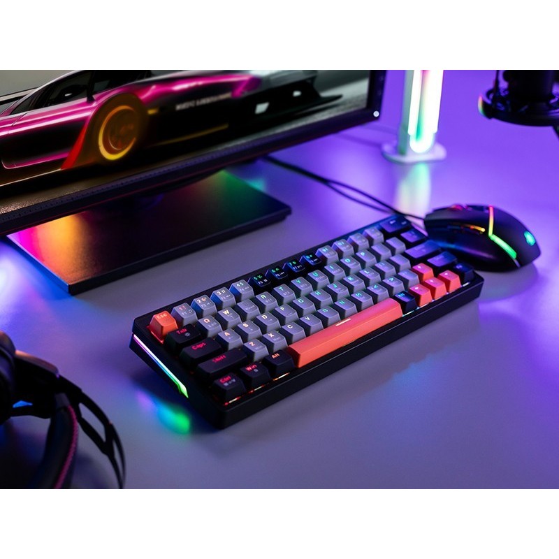 Klawiatura mechaniczna Gamezone EVO1 HOT SWAP 63 Szary 